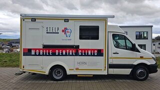 Nach einigen Reparaturen wieder im Einsatz für Geflüchtete an der polischen Grenze.