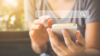 Internet Suche per Smartphone