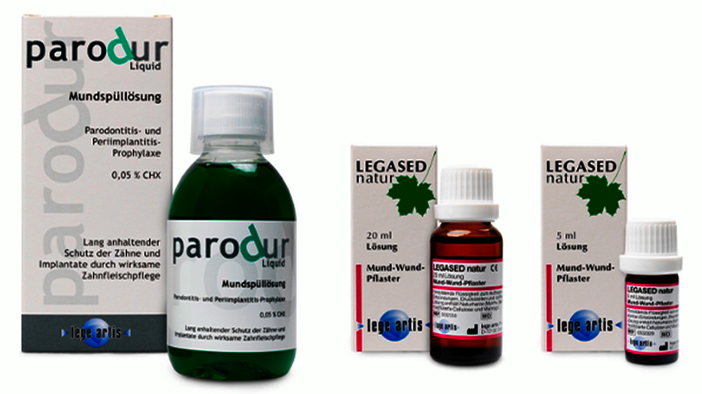 Die lege artis Prophylaxe-Produkte, auch für Menschen mit geschwächtem Allgemeinzustand.