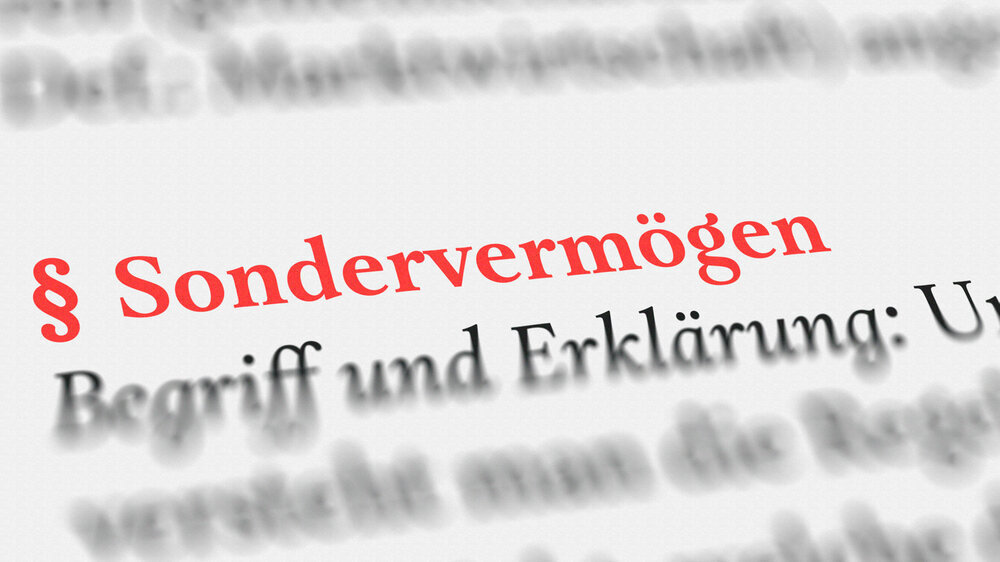Sondervermögen Sondervermögen