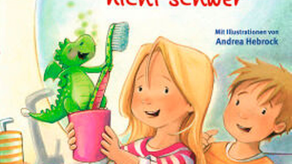 atja Burkard / Andrea Hebrock:Rundherum hin und her – Zähneputzen ist nicht schwer.\r\nars Edition, 2012.ISBN: 978-3-7607-8490-8; 12,95 Euro