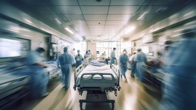 Bewegungsunschärfe Krankenhaus Bewegungsunschärfe KrankenhausI