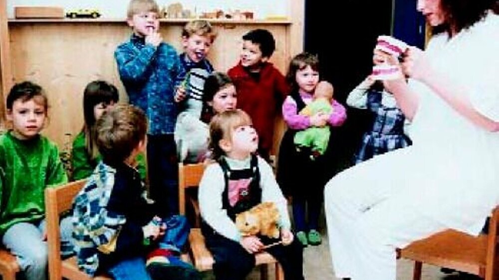 Langweilig wird es den Kindern, wenn sie nur zuschauen dürfen.