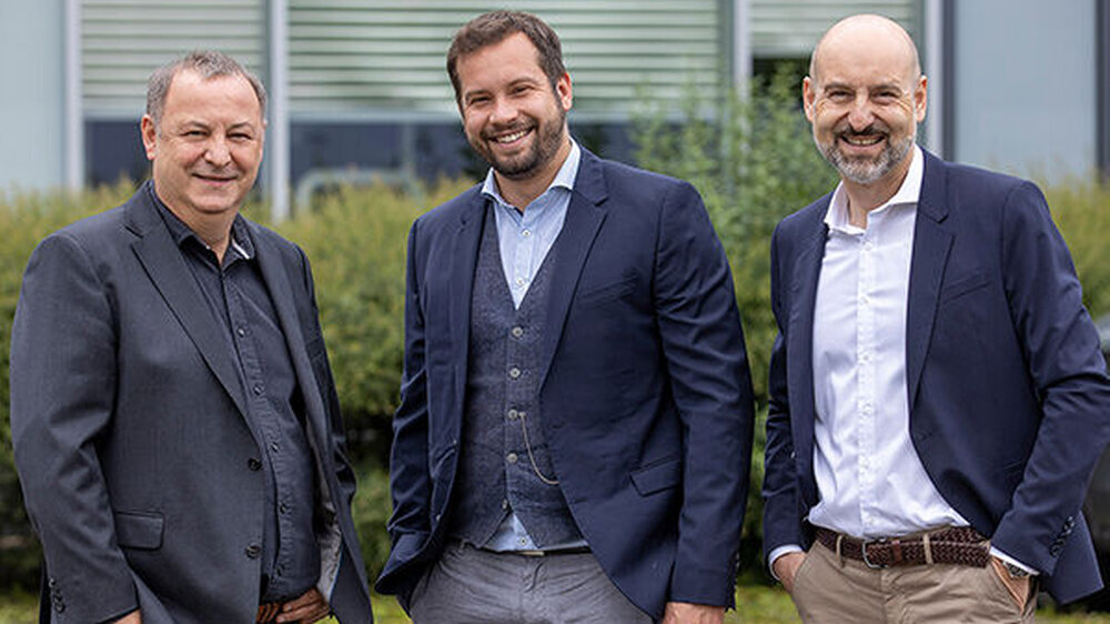 Michael Schuster, Marc Wiegert und Martin Slavik