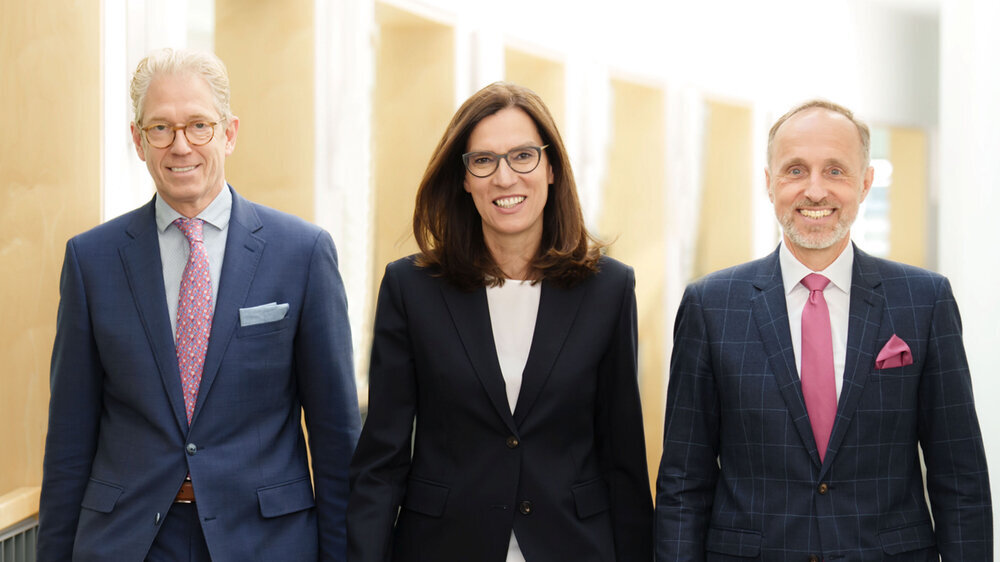 {insfile} Dr. Andreas Gassen, Dr. Stephan Hofmeister und der Dr. Sibylle Steiner, Vorstand KBV