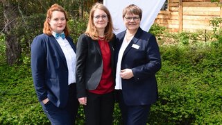 Patricia Ley, Stephanie Schreiber, Hannelore König - Verband medizinischer Fachberufe