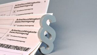 Arbeitsunfähigkeitsbescheinigung, Paragraph, Krankmeldung,
