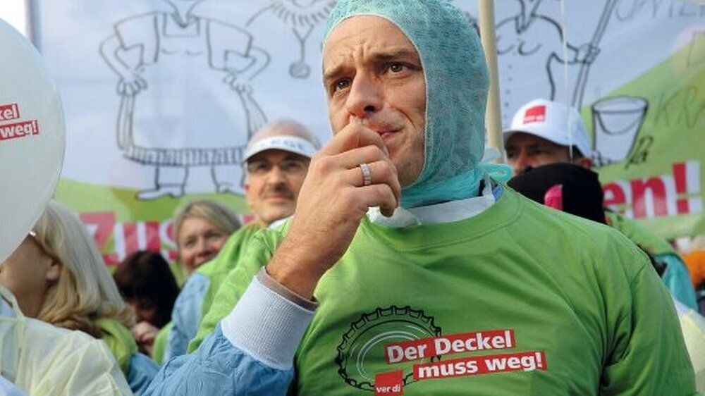 130 000 Ärzte und Pflegekräfte demonstrierten am 25. September gegen die Klinikmisere.