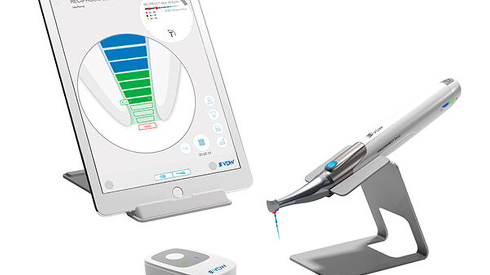 Die VDW.CONNECT Familie integriert den neuen Apexlokator VDW.CONNECT Locate, das intelligente und kabellose Handstück VDW.CONNECT Drive und die VDW.CONNECT App.