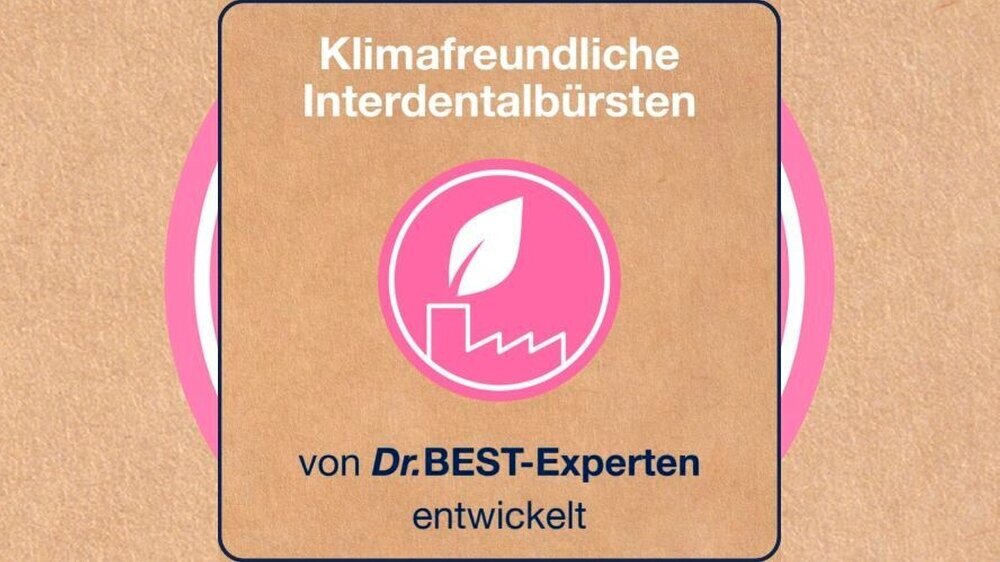 Diseño sin título - 3 Die Dr.BEST Interdentalbürsten sind klimafreundlich aufgrund der Verwendung von nachwachsenden Rohstoffen.