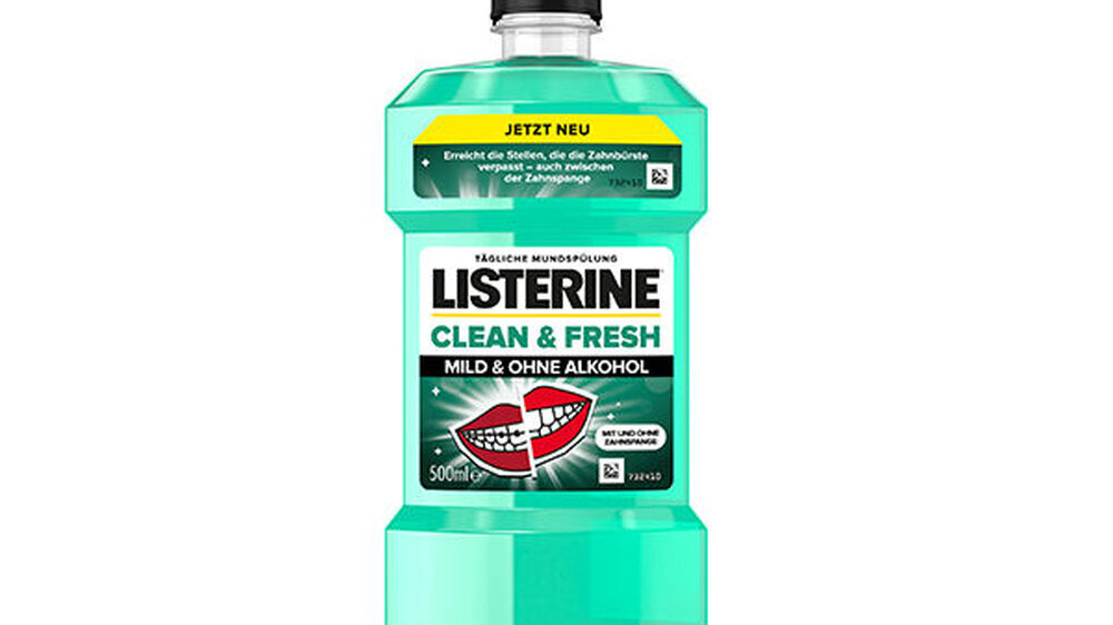 Um den Bedürfnissen von Jugendlichen besser nachzukommen, ergänzt Listerine das Sortiment um die Variante Clean & Fresh, die für Jugendliche mit und ohne Zahnspange geeignet ist.
