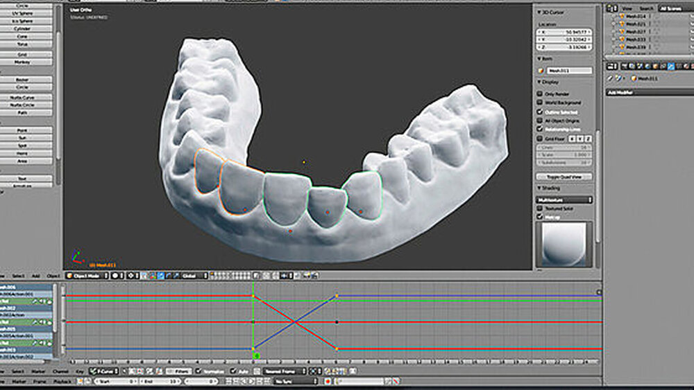 5. Als Nächstes wurde der Guss eingescannt. Laut Dudley „ziemlich trivial“, aber zeitraubend. Immerhin stimmten am Ende die Berechnungen der Software mit den Maßen überein, die er selber mithilfe von Greifzirkeln gemessen hatte. |