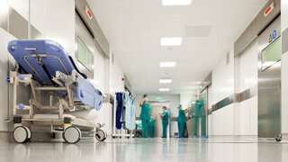 Krankenhauskorridor