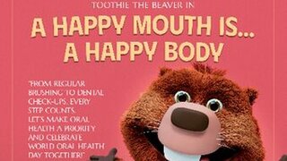 Morgen ist World Oral Health Day 2024 und Toothie, das geliebte FDI-Maskottchen führt das ganze Jahr durch die Kampagne.