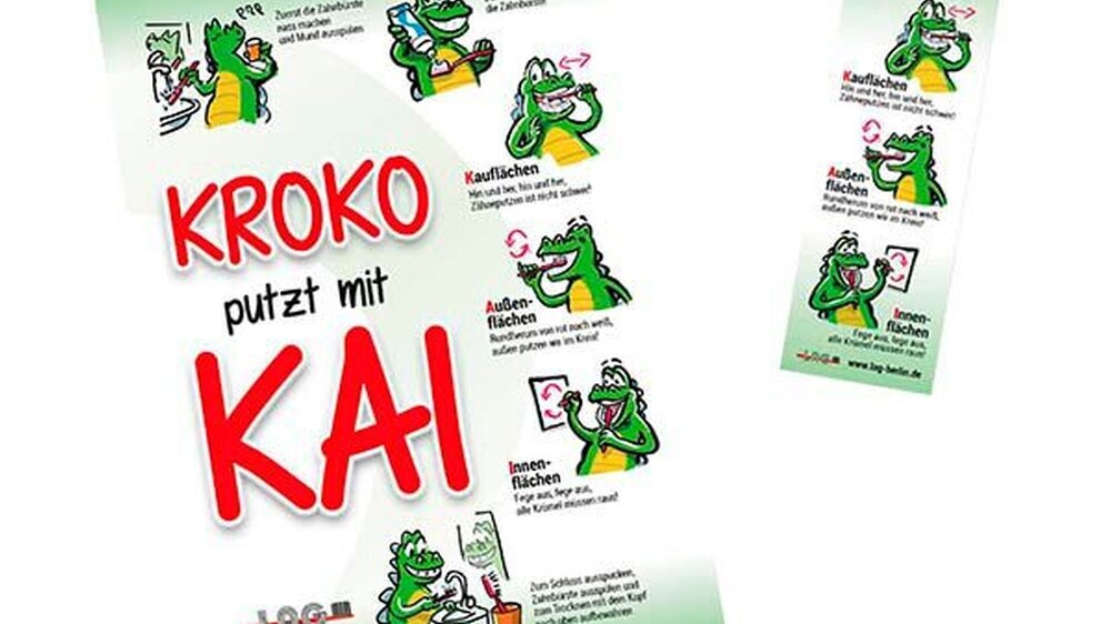 Plakat und Lesezeichen zum Thema KAI