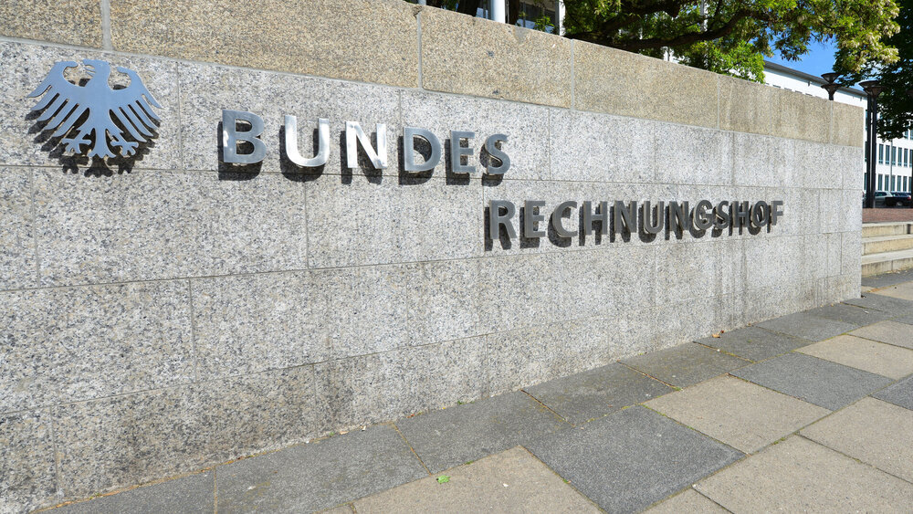 Eingang Bundesrechnungshof Bonn