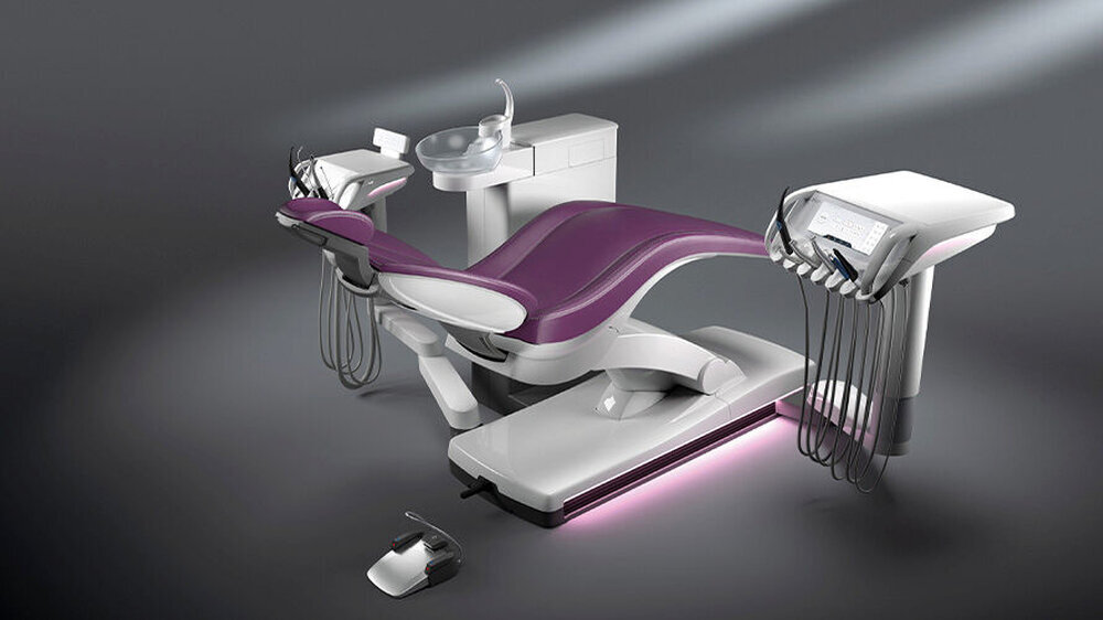 Modernes Design, intuitive Workflows und smarte digitalen Steuerung: die Premium-Behandlungseinheit Axano.