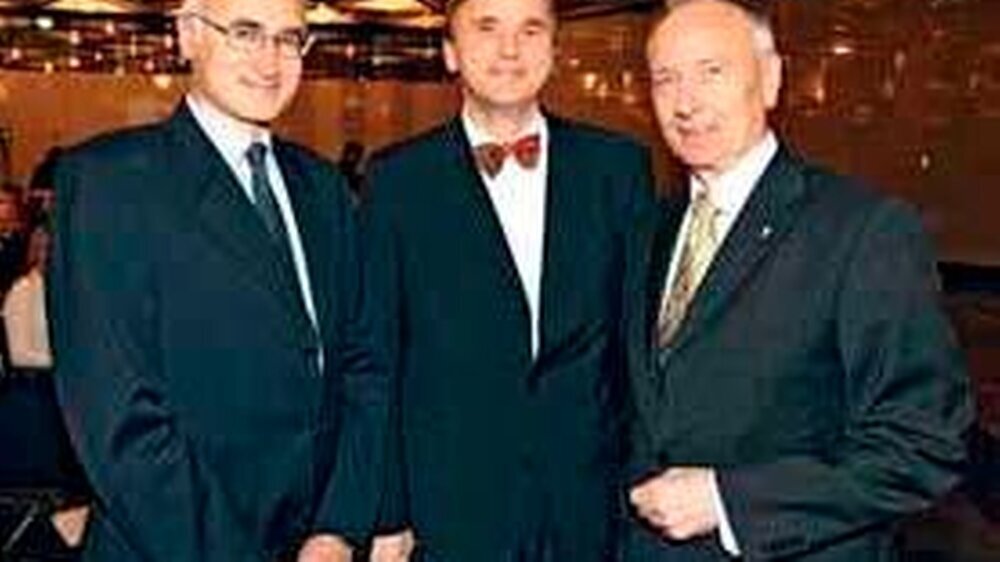 Prof. Dr, Dr, Staehle, Prof. Dr. Meyer, Dr. Dr. Weitkamp (v.l.)