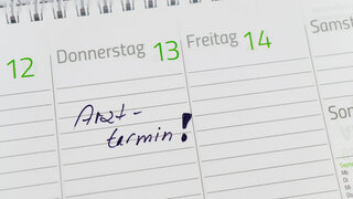 Symbolbild Arzttermin
