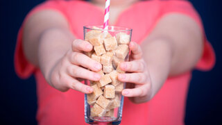 Zucker im Glas