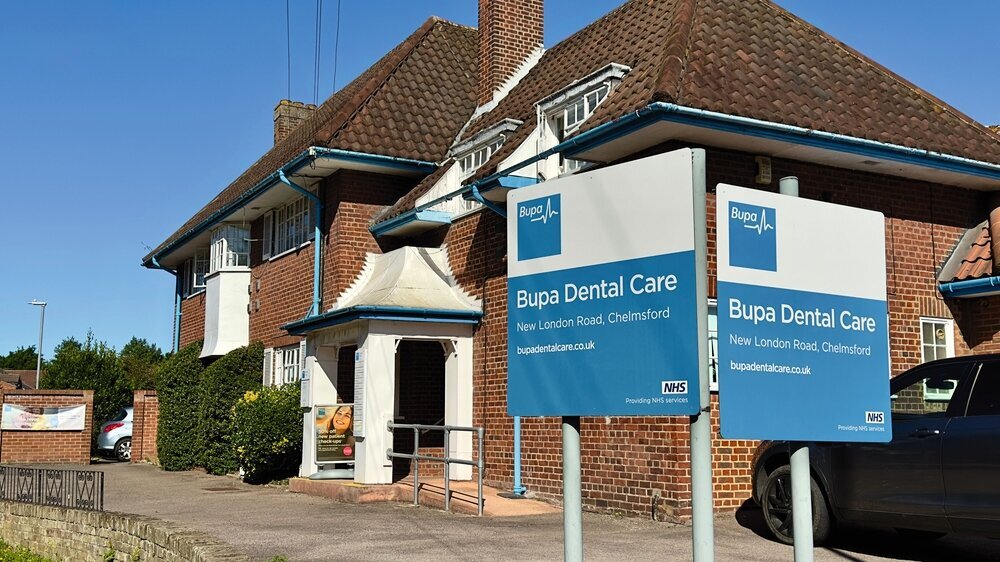 BUPA-Zahnarztpraxis in Chelmsford, Essex, England
