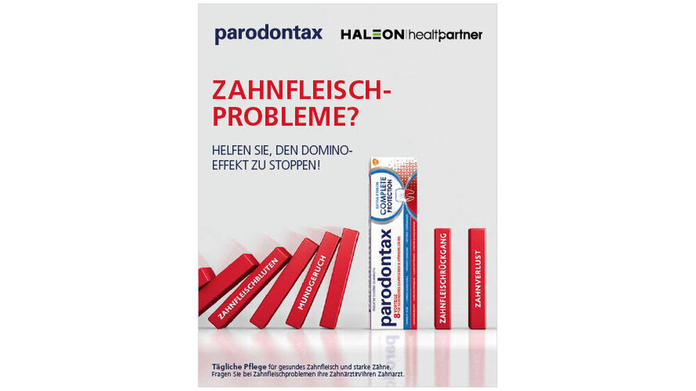 Häufig gehen Zahnfleischprobleme aus Plaque hervor. Hier kann parodontax helfen. Die Patientenbroschüre zum Download auf dem Haleon Healthpartner Portal.
