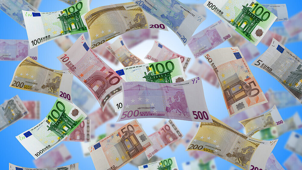 fliegendes Geld fliegendes Geld