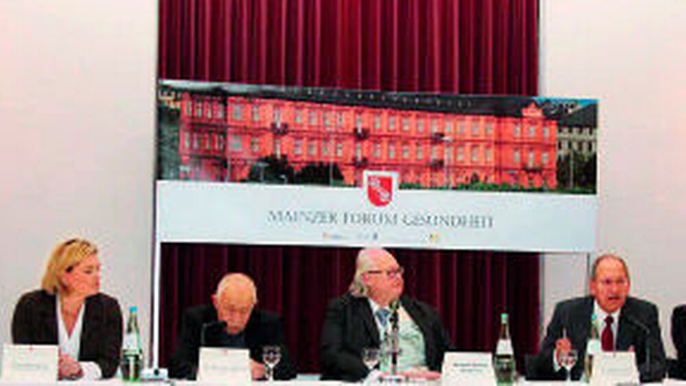 Das Mainzer Kurfürstliche Schloss bot eine würdige Kulisse für die Diskutanten.