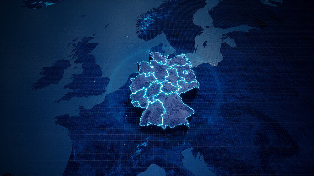 Deutschland Deutschlandkarte Bundesländer Deutschland Deutschlandkarte Bundesländer