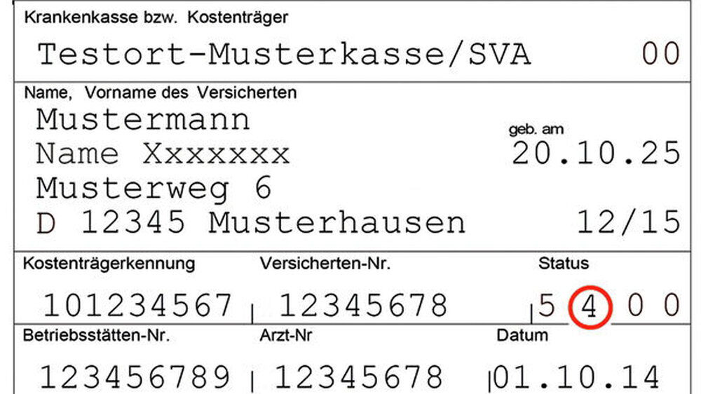 Das Kennzeichen „4“ auf der Karte schafft leider keine Klarheit über den Leistungsumfang, da es auch für andere Leistungsberechtigte Verwendung findet.