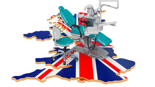 Zahnarztstuhl in Großbritannien
