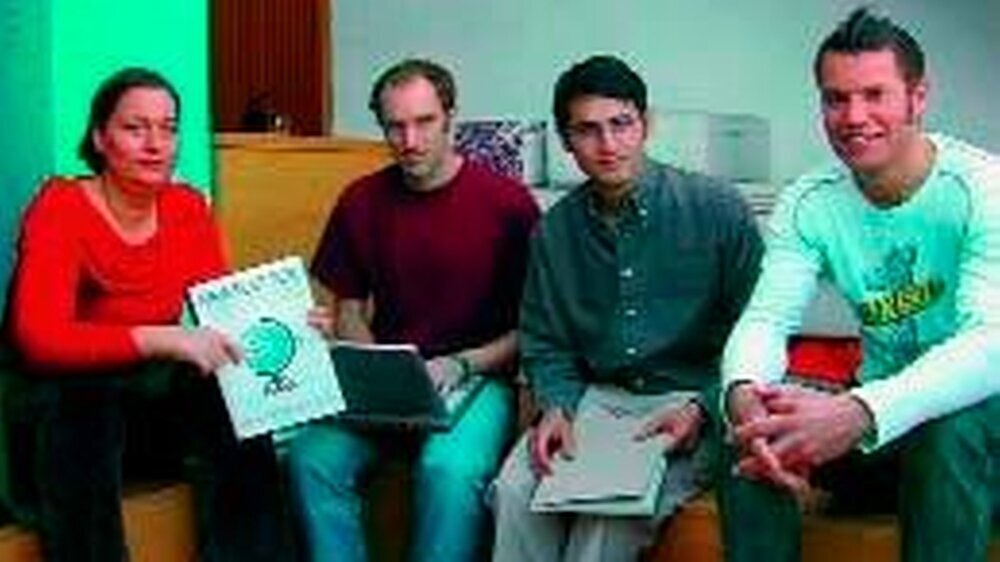 Die vier deutschen Delegierten von Ljublana bilden gleichzeitig das Kongress-Komitee für den IADS-Kongress in Berlin: Katharina Zupke, Jörn Wittig, Taskin Tuna und Arne Wegner (v.l.n.r.)