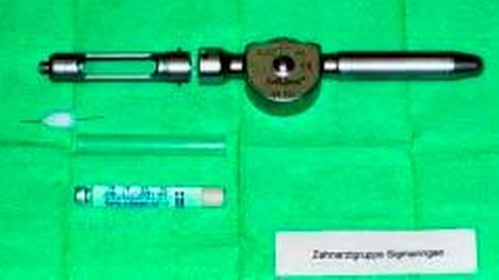 Abb. 1: Die Dosierrad-Spritze Soft.Ject (Medical & Dental Service, Höhr-Grenzhausen)