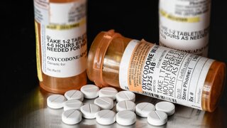 Makro von Oxycodon Opioid-Tabletten