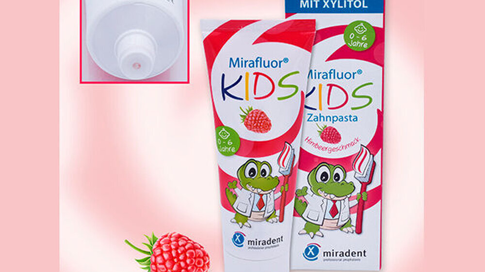 Mirafluor Kids bietet einen wirksamen Rundumschutz vor Karies für Kinder im Alter von 0 – 6 Jahren.