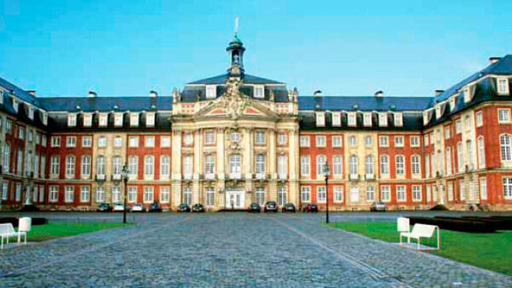 Außenansicht des Schlosses der Universität Münster, in dem die Jubiläumsveranstaltung stattfand
