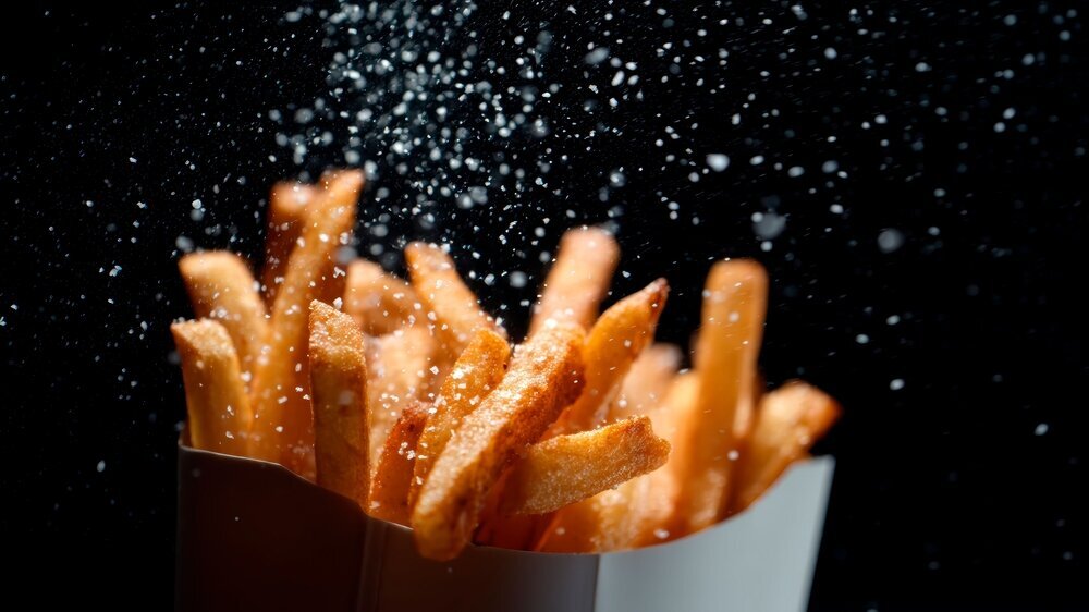 hochverarbeitete Lebensmittel Pommes frites