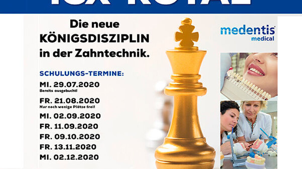 ICX-ROYAL bietet viele Vorteile für Zahnärzte, Zahntechniker und Patienten. Jetzt an einem der ICX-ROYAL Schulungstermine teilnehmen und die neue "Königsdiszipin" der Zahntechnik erleben.