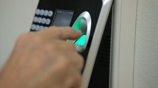 Fingerscanner zur Arbeitszeiterfassung