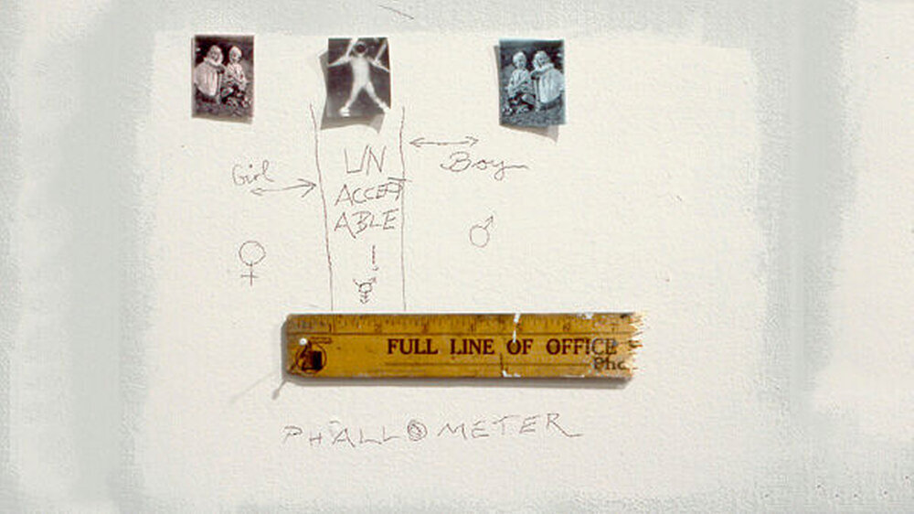 Phallometer, 2002 \r\nMixed Media/Installation \r\n© Ins A Kromminga