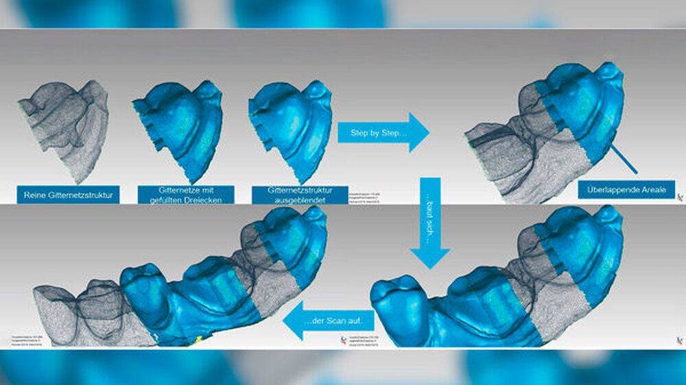 Abb. 1: Schematische Darstellung eines sich aufbauenden Scandatensatzes\r\n