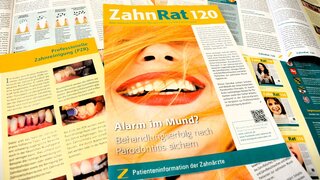 Die 120. Ausgabe der Patienteninformation "ZahnRat"