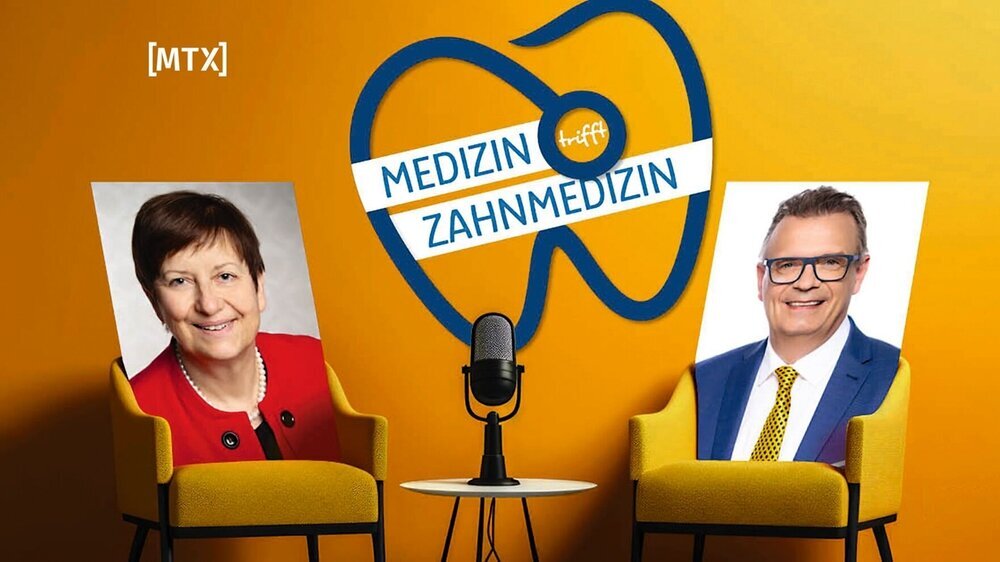 Die Folge „Mundgesundheit in der Pflege“ der Podcast-Reihe "Medizin trifft Zahnmedizin" mit Prof. Dr. Ina Nitschke und Prof. Dr. Christoph Benz In der Folge „Mundgesundheit in der Pflege“ der Podcast-Reihe "Medizin trifft Zahnmedizin" diskutieren Prof. Dr. Ina Nitschke und Prof. Dr. Christoph Benz.