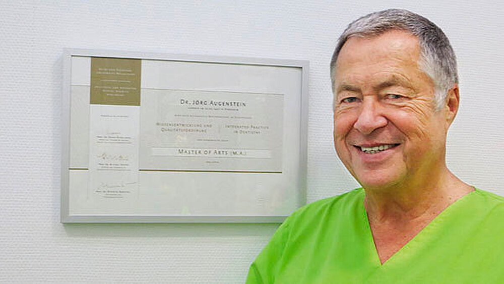 Dr. med. dent. Jörg Augenstein M.A., Vorsitzender Master-Network Integrated Dentistry e.V. |