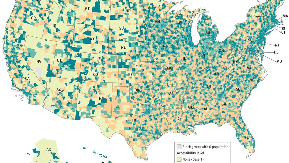Zahnwüsten und Gebiete mit unzureichender zahnärztlicher Versorgung auf kleinster geografischer Ebene