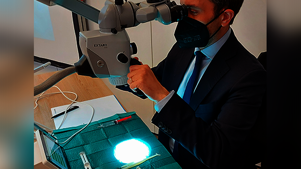 In einem Workshop führte Prof. Dr. Eugenio Pedullà das neuartige, digitale Endo-Assistenzsystem CanalPro Jeni vor.
