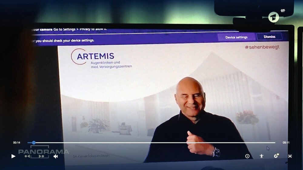 Panorama zu Artemis