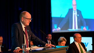 KZBV-Vorsitzender Martin Hendges auf der VV in Mainz