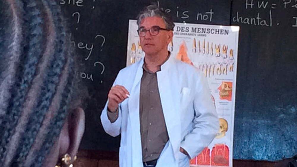 Sebastian führte bereits Prophylaxeschulungen in Burkina Faso durch.