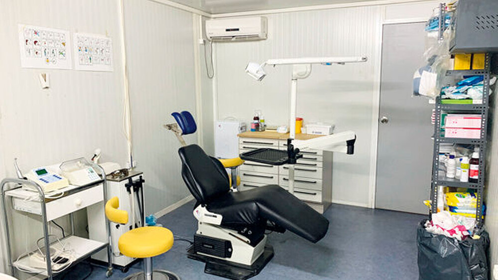 Die neue Zahnstation im Camp VIAL auf der griechischen Insel Chios